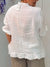 Women's Casual Cotton And Linen Shirt