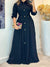 Women's Linen Waist Button Pocket Maxi Dress