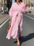 Women's Puff Sleeve Pleated 100% Cotton Dress