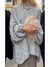Women's Casual Loose Solid Color Knitted Sweater
