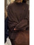 Women's Casual Loose Solid Color Knitted Sweater