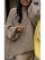 Women's Casual Loose Solid Color Knitted Sweater