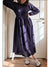 Women's Wool Long-sleeved Tie-knit Dress