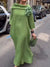 Retro Elegant Lapel Linen Dress