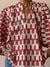 Retro Puff Sleeve Plaid Print Shirt Top