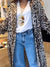 Animal Print Long Cotton Shirt