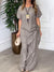 Women's Irregular Strap Linen Top and Pants Set